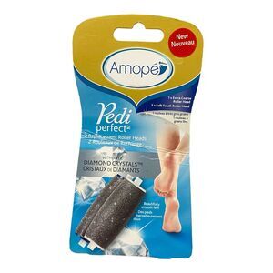 Amope Pedi Perfect Electronic Foot File Refills Pack Extra Coarse Pack of 2